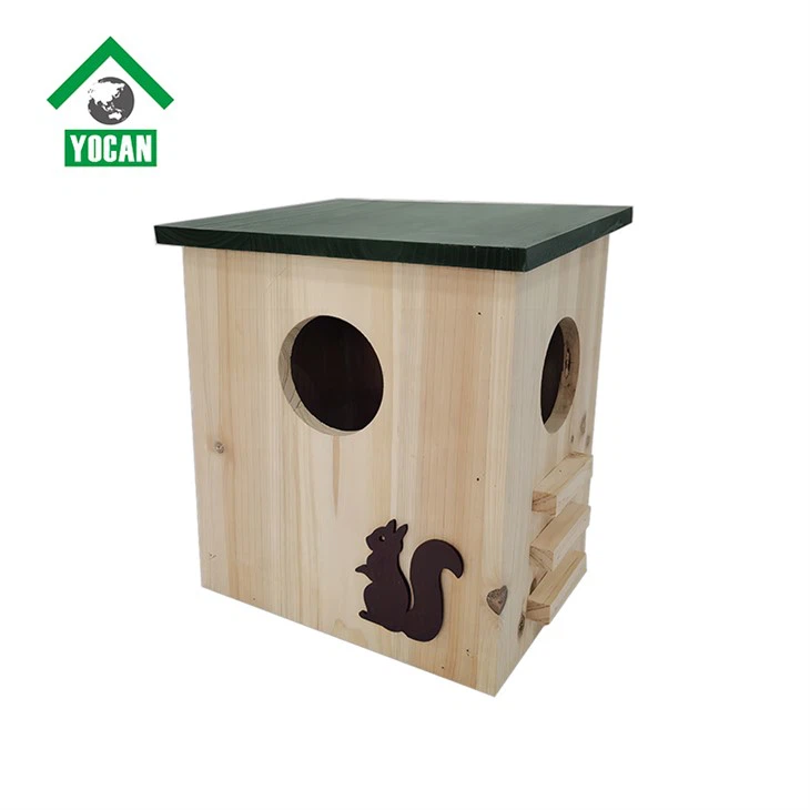 Wooden Squirrel House